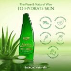 WOW Skin Science Aloe Vera Multipurpose Beauty Gel for Skin and Hair, 250 ml - Fast UK Delivery - Image 7
