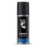 Beardo Perfume Body Spray for men - ICEMAN, 150ml | Amber Woody, Aromatic Fresh | Deo For Men | Long Lasting Deodrant for Men | Gift | Men's Fragrance | Christmas gift for men | Gift For Friends | Gift for Men - Fast UK Delivery