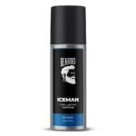 Beardo Perfume Body Spray for men - ICEMAN, 150ml | Amber Woody, Aromatic Fresh | Deo For Men | Long Lasting Deodrant for Men | Gift | Men's Fragrance | Christmas gift for men | Gift For Friends | Gift for Men - Fast UK Delivery
