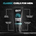 Beardo Man Curls 100g | Curly Hair Cream for Bouncy, Shiny & Defined Curls | Flaxseed Gel for Hair, Leave in Cream, Hair Styling Cream for Men | Curly Cream for Men & Women - Fast UK Delivery - Image 3