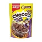 Kellogg's Chocos, With Protein & Fibre Of 1 Roti* In Each Bowl*, 385G Pack & Crunchy Bites, 375G Pack & Chocos Moons & Stars, With Whole Grain, 375G Pack - Fast UK Delivery - Image 6