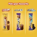 Cadbury 5 Star Home Treats Chocolate Bars, 151.5 G (Pack Of 2, 303 Gram) - Fast UK Delivery - Image 5