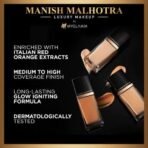 MyGlamm Manish Malhotra Beauty Skin Awakening Foundation Cream Form- Warm Beige - 34gm | For Medium Skin | With Vitamin C, Long Lasting, Medium to High Coverage - Fast UK Delivery - Image 3