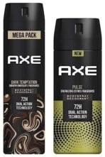 AXE Dark Temptation Long Lasting Deodorant Bodyspray For Men 215 ml & Axe Pulse Long Lasting Deodorant Bodyspray for Men 150 ml - Fast UK Delivery - Image 2