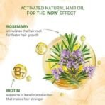 WOW Skin Science Rosemary with Biotin Hair Growth Oil | Stimulates New Hair Growth | Controls Hair Fall & Reduces Hair Breakage | Gives Healthy Hair - Fast UK Delivery - Image 4