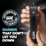 Beardo Ball Safe Trimmer for Men | Fast charging trimmer men for private parts, beard, body | IPX7 Waterproof Trimmer with Safe Flexible Blades | Body Grooming Kit - No Nicks or Cuts, Powerful Motor, Type C, Fast Charging, 110-Min Runtime - Fast UK Delivery - Image 7