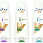 Dove Dryness Care Conditioner, 180ml And Dove Daily Shine Conditioner, 180ml And Dove Hair Fall Rescue Conditioner, 180ml - Fast UK Delivery