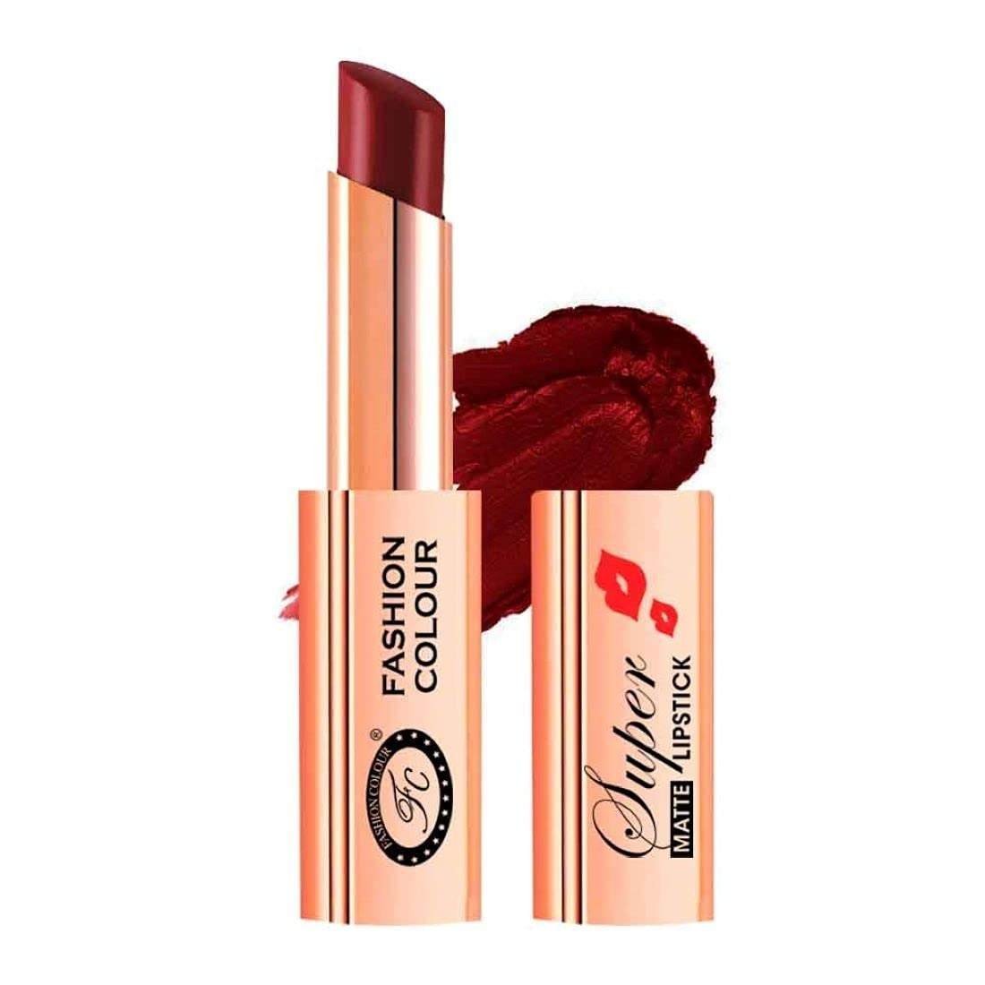 uk511piCTfm1L-1-1.jpg FASHION COLOUR Super Matte Lipstick | Long-Lasting | Smooth Creamy Matte Finish | Moisturising | One Swipe Pigmentation | Available In Gorgeous Shades | (Spicy Affair) - Fast UK Delivery - Image 1