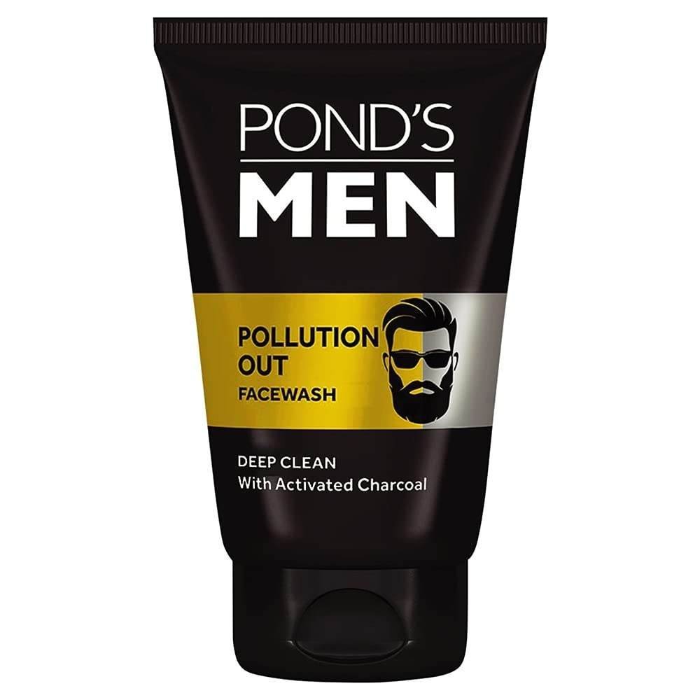 uk511r4y4kGmL-1-1.jpg Pond's Men Pollution Out Activated Charcoal Deep Clean Facewash, 100 g - Fast UK Delivery - Image 1
