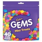 Cadbury Gems Chocolate Home Treats Pack, 142.2g/126.4g (Grammage may vary) - Fast UK Delivery - Image 2