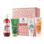 Ayouthveda Nourishing & Hydrating Skin Care Gift Pack | Fruit Power Face Wash Gel 100ml, Ultra Hydrating Face Emulsion Cream 60gm, Aloe Vera Gel 150gm & Aquatic Lotus Body Wash 300ml | Natural & Ayurvedic Luxury Set - Fast UK Delivery - Image 2