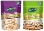 Happilo 100% Natural Premium Whole Cashew 500g Value Pack & Happilo 100% Natural Premium California Dried Almonds 500g Pack Pouch - Fast UK Delivery - Image 2