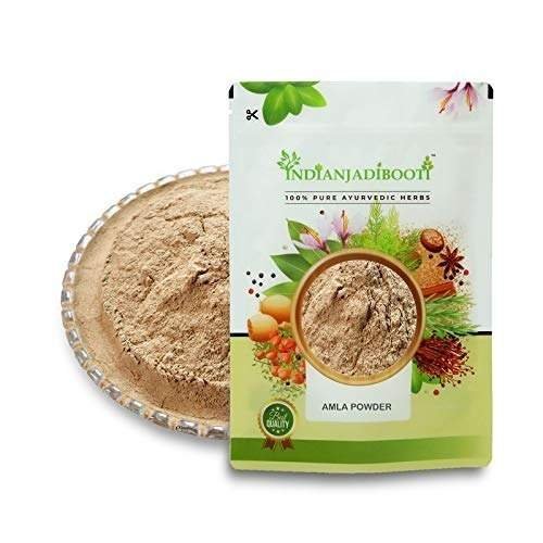 uk5125QMtlDUL-1-1.jpg IndianJadiBooti Amla Powder Indian Gooseberry Emblica officinalis, 250 Grams - Image 1