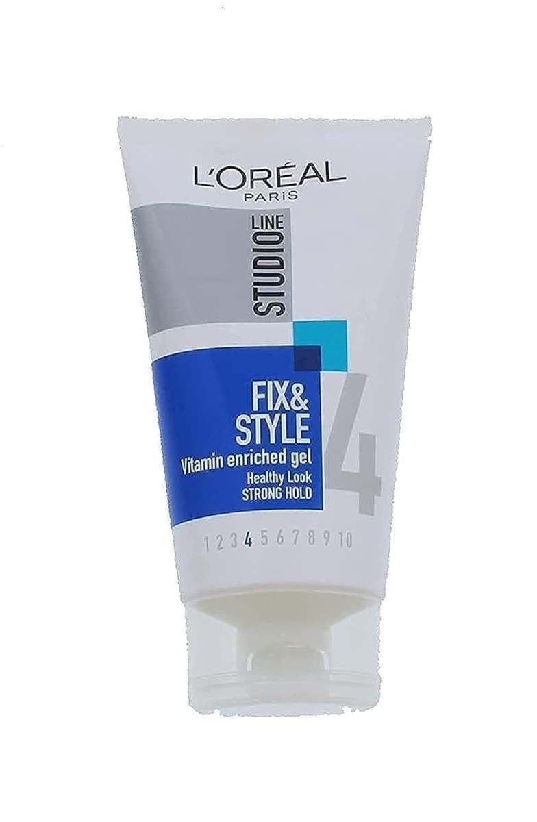 uk5126yFp1jRL-1-1.jpg L'Oreal Paris Studio Line FIX & STYLE Very Strong Hold Multi-Vitamin Gel 4 150 ML - Fast UK Delivery - Image 1