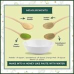 INDUS VALLEY Antibacterial Face Pack (Neem & Mulethi Powder,Orange Powder,Sandalwood) Beauty Gift Set -120g, Each 30gm - Fast UK Delivery - Image 3