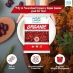 Natureland Organics Rajma Jammu 500 Gm (Pack of 2) - Organic Healthy Rajma - Fast UK Delivery - Image 4