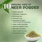 Organic Bites Neem leaf Powder (Neem Patta Powder) -200 gm - Fast UK Delivery - Image 2