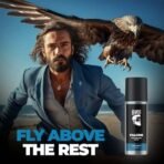 Beardo Falcon Perfume Deo 150ml | Amber Fresh Musk | Deodorant | Body Spray For Men | Long Lasting Fragrance | Gift For Brother | Gift For Friends - Fast UK Delivery - Image 3