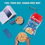 Bagrry's No Added Sugar muesli 1kg| Diet Friendly Muesli with No Added Sugar, Plant Based Muesli | 90% Multi Grains, 60% Fibre Rich Oats with Bran | Whole Grain Breakfast Cereal | Helps Manage Weight | Plant Based - Fast UK Delivery - Image 6