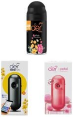 Godrej aer Smart Matic Kit - BLUETOOTH ENABLED Automatic Air Freshener spray & BLUETOOTH ENABLED Automatic Air Freshener Spray & Matic Refill | Automatic Air Freshener with Flexi Control - Fast UK Delivery