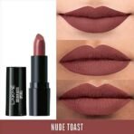 LAKME Forever Matte Lipstick, Made With French Rose Oil Extracts, Nude Toast, 4.5G - Fast UK Delivery - Image 4