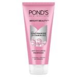 POND's Bright Beauty Anti-Dullness & Brightening Facewash With Niacinamide | For Glass-Skin Like Shine And With 4X Visibly Brighter Skin, 200Gm - Fast UK Delivery