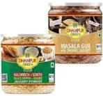 Dhampure Speciality Spiced Jaggery Powder - Ginger And Black Pepper Jaggery & Gur Masala Chai Powder Combo, 550G - Fast UK Delivery - Image 2