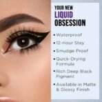 Hilary Rhoda Eye Callin' Liquid Eyeliner | Long Lasting Liquid Eyeliner | Matte & Glossy Finish | Waterproof Formula | 12-Hour Stay | Glides on Flawlessly | 3ml (Shiny | Shade 02) - Fast UK Delivery - Image 6