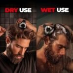 Beardo Advanced Scalp Massager for Hair with Enhanced Ergonomic Handle | Soft Silicone Bristles for Dry Massage, Oil & Shampoo | Massager Shampoo Hair Brush, Super Soft Bristles, Exfoliating - Fast UK Delivery - Image 7