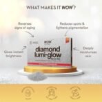 WOW Skin Science Diamond Facial Kit For Polished Skin | Made With Activated Naturals | Salon Like Facial At Home | For Radiant Skin | 85ml - Fast UK Delivery - Image 5