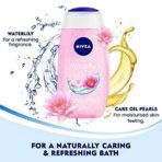 NIVEA Waterlily & Oil 250ml Body Wash| Shower Gel with Care Oil Pearls| Refreshing Scent of Waterlily Flower|Clean, Healthy & Moisturized Skin - Fast UK Delivery - Image 4
