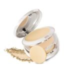 Hilary Rhoda Slay All Day Compact | 2 in 1 Compact | Matte & Shimmer Finish | Moisture-Infused Compact With Sponge | 20g (Sand - Shade 04) - Fast UK Delivery