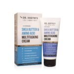 Dr. Sheth's 4.4% Shea Butter & 0.5% Amino Acid Multitasking Face Cream (Vegan) with 1% Niacinamide, 1% Octadecenoic Acid and Narcissus Extract, for Dryness, Damaged Skin, For All Skin Types, 50g - Fast UK Delivery