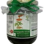 Yugmantra Organic Foods -100 % Pure Raw Natural Unprocessed Ashwagandha Infused Forest Honey 650 GMS !! Immunity Booster !! in Glass Bottles (Ashwagandha 650 GMS) - Fast UK Delivery