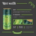 Alo Frut Mint Mojito 250 ml Pack of 12 | India's First Party Drink | Taste The Natural Fizz | Enriched With Aloevera | No Artificial Colours | No Artificial Flavors - Fast UK Delivery - Image 3