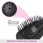 Vega Mini Cushioned Hair Brush (India's No.1* Hair Brush Brand) For Men & Women, All Hair Types (R7-CB) - Fast UK Delivery - Image 6