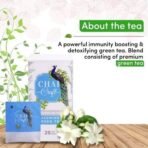 Chai Craft Jasmine Green Tea (50 Teabags) I For Calm Mind and Relaxation | Made with 100% Whole Leaf, Natural Jasmine Flowers & Natural Flavors I Pack of 25X2 boxes - Fast UK Delivery - Image 4