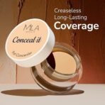 MILA Beaute Makeup Fixer |Makeup Setting Spray | Dermatalogically Tested 75ml Conceal It Pot Concealer For Face Makeup | Shade - (Orange Corrector, 4g) - Fast UK Delivery - Image 5