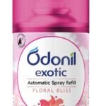 DABUR Odonil Exotic Automatic Spray Refill - 225Ml | Floral Bliss | 2X Long Lasting | Fits All Machines | 2200 Sprays Guaranteed | Lasts Upto 60 Days - Fast UK Delivery