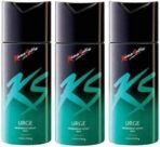 Kamasutra KS D-URG3 Deodorant Spray Unisex 450 ml, Set of 3 - Fast UK Delivery