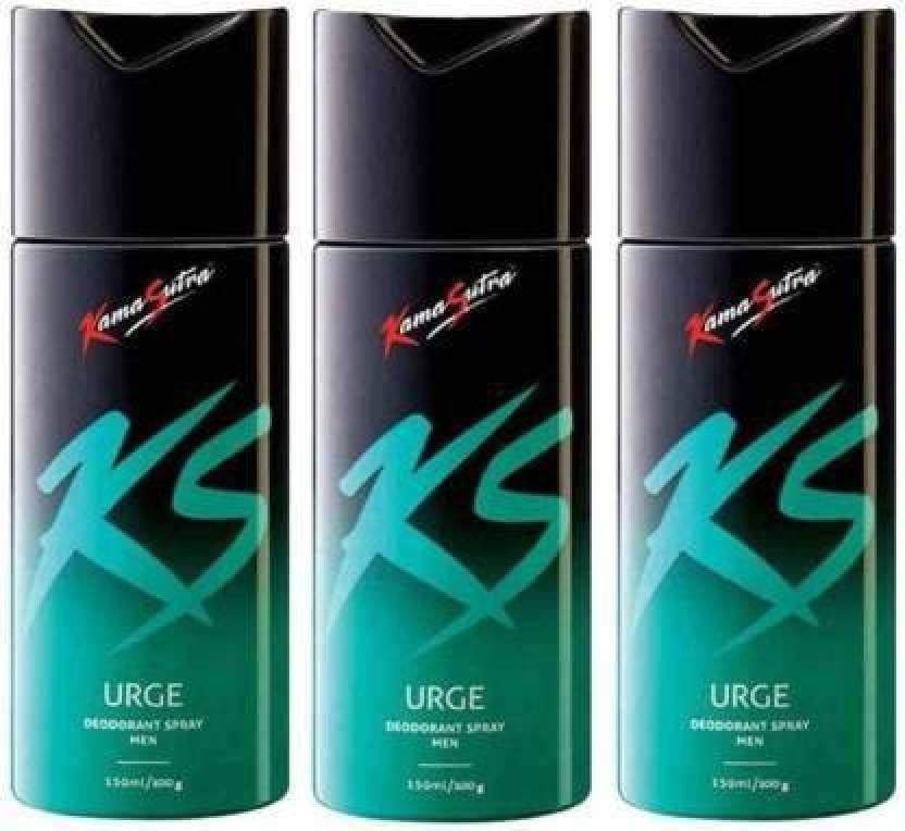 uk513o4Fs1AIL-1-1.jpg Kamasutra KS D-URG3 Deodorant Spray Unisex 450 ml, Set of 3 - Fast UK Delivery - Image 1