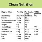 Jus' Amazin Rolled Oats (1Kg) | High Protein | with Beta Glucan Fiber | Cholesterol Management | Naturally Gluten Free | Clean Nutrition | 100% Natural - Fast UK Delivery - Image 6