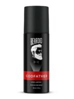 Beardo Godfather Perfume Deo Spray for Men, 150ml | Citrus Aromatic Spicy | Body Spray Deodorant For Men | Deo For Men | Long Lasting Perfume | Gift for Men | Christmas gift for men | Gift For Friends | Gift for Men - Fast UK Delivery