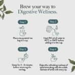 Wellbeing Nutrition Digest Green Tea | Digestive Tea with Probiotics, Digestive Enzymes, 8 Billion CFU & Fennel Seeds for better Digestion, Bloating, Gas and Acidity relief (40 Pyramid Tea Bags) - Image 6