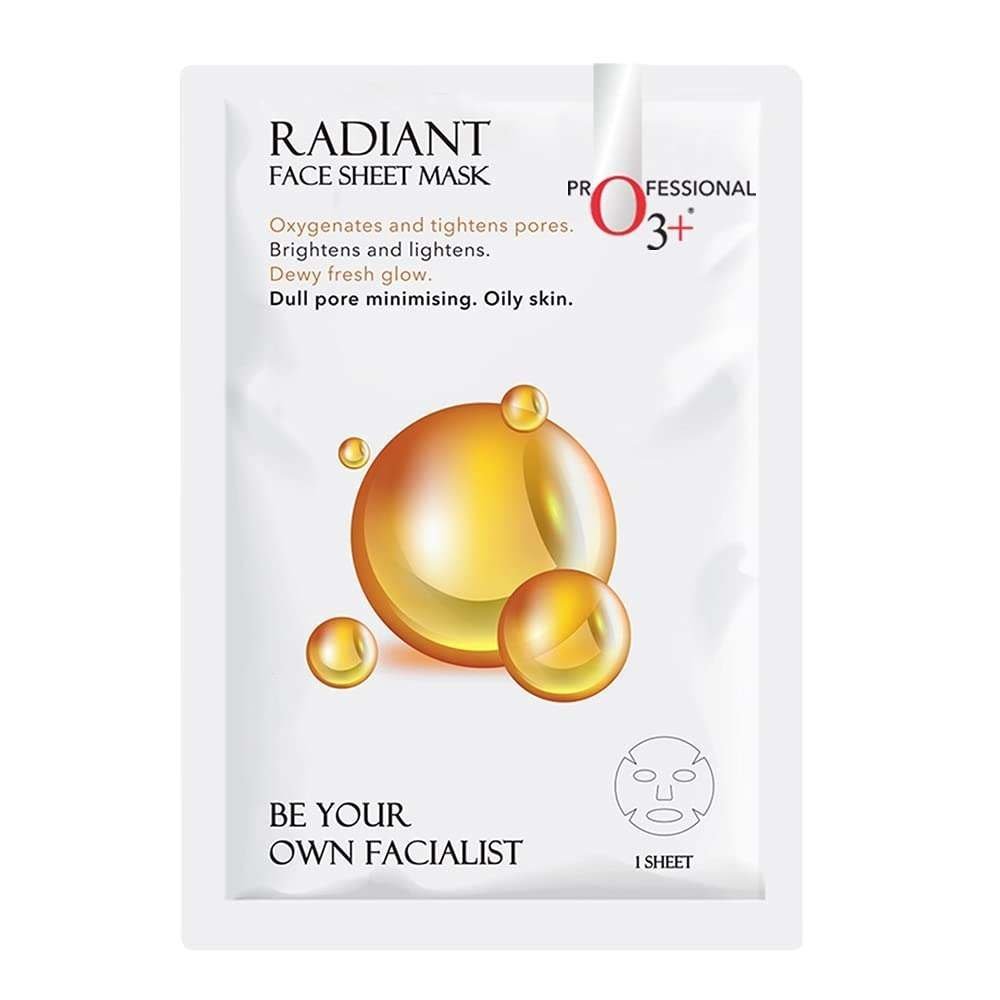 uk513zrYm98VS-1-1.jpg O3+ Facialist Radiant Face Sheet Mask for Oxygenates and tightens pores to reduce uneven skin tone - Fast UK Delivery - Image 1
