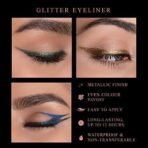 MyGlamm Manish Malhotra Beauty Glitter Eyeliner-Galaxy Blue (Blue)-1.2 gm | 12Hr Long-Lasting Eyeliner Pencil | Metallic Finish, Water-Proof And Non-Transferable - Fast UK Delivery - Image 6
