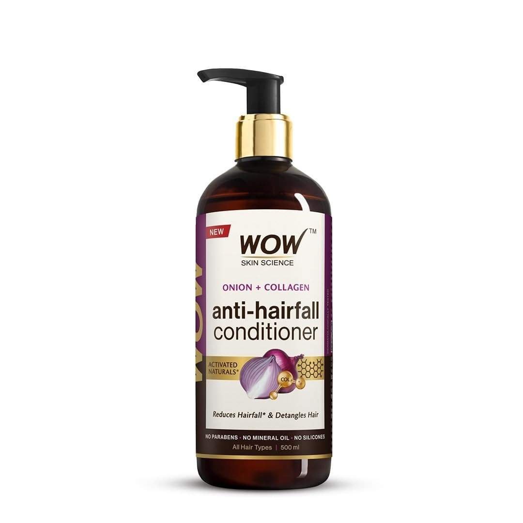 uk514AzOy2DDL-1-1.jpg WOW Skin Science Red Onion Black Seed Oil Hair Conditioner with Red Onion Seed Oil Extract, Black Seed Oil & Hydrolyzed Wheat Protein - No Parabens, Mineral Oil, Silicones, Color & PEG - 500mL - Fast UK Delivery - Image 1