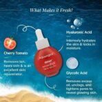 Aqualogica Detan+ Concentrate Face Serum for Men & Women - With Cherry Tomato & Glycolic Acid for Tan Removal, Gentle Exfoliation Oily, Dry & Glowing Skin -30ml - Fast UK Delivery - Image 5