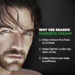 Beardo Brightening Under Eye Cream for Men | Dark Circle Remover for Men | Eyelift with Under Eye Mask | Eye Cream for Dark Circles Removal | Reduces Dark Circles, Wrinkles & Fine Lines | 20ml - Fast UK Delivery - Image 4