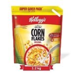 Kellogg's Muesli 22% Fruit Magic, High in Fibre &Vitamin C, Naturally Cholesterol Free, 500g + Corn Flakes Original, B Group Vitamins 1.2kg Breakfast Cereals High in Iron - Fast UK Delivery - Image 6